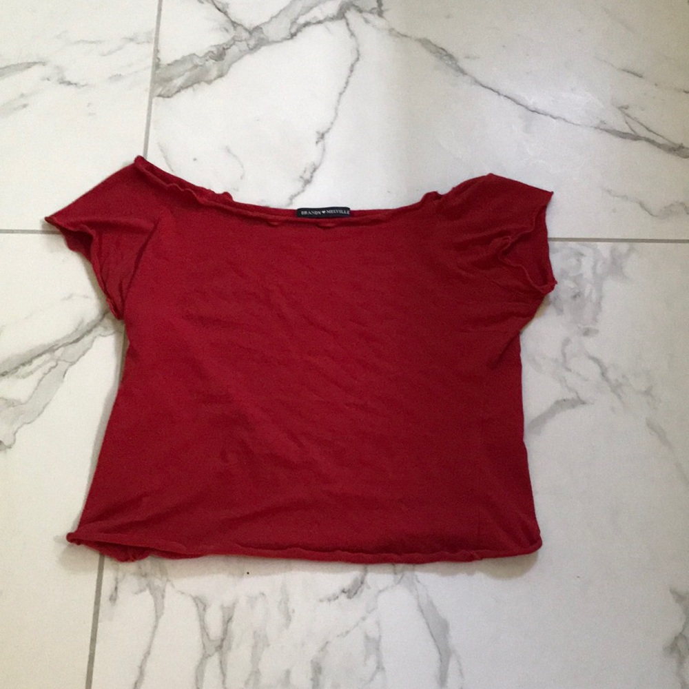 Off the shoulder Brandy Melville top